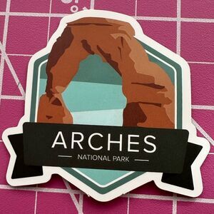 💜13/$13 +Bundle Sticker Sale | Travel Arches National Utah Waterproof Sticker